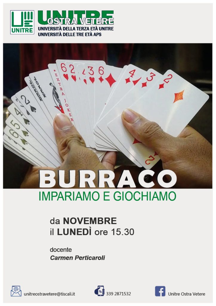 Corso di Burraco Ostra Vetere unitre